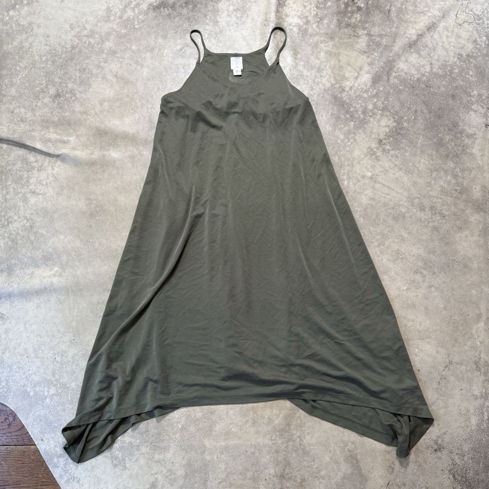 Joie Slip Dress Womens Size‎ Small V-Neck Handkerchief Hem A-Line Beachy Casual